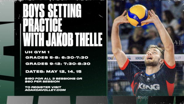 Setting Practice: Wednesday, May 14 - Boys grades 5-8